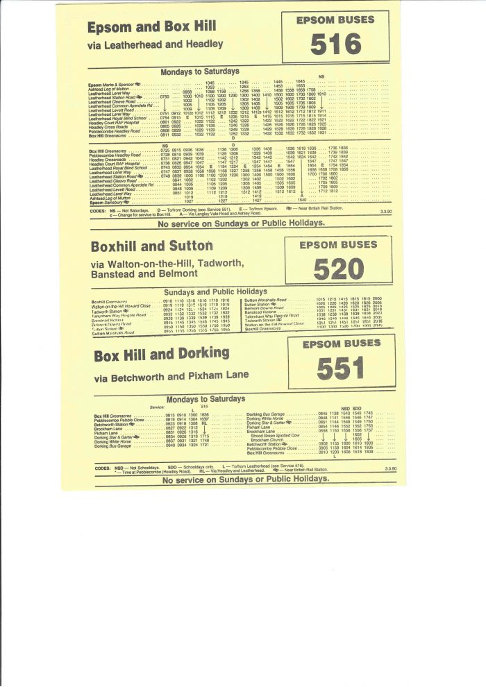 Buses Epsom Coaches Epsom Coaches